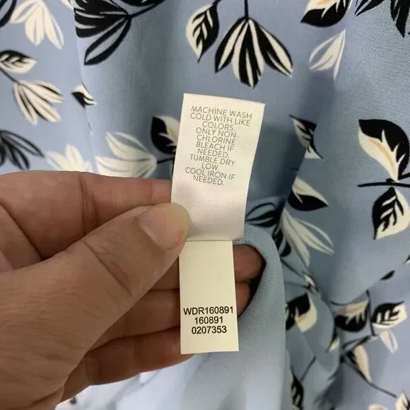 J. Jill Sky Blue Breeze Flounce Hem Maxi Dress Women Size M NWT $119 - Picture 13 of 15